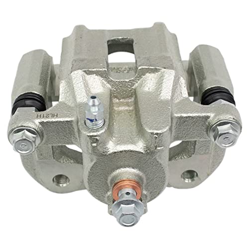 Image of TRQ Rear Right Brake Caliper w /Bracket Passenger Side | For 2001-2003 Acura CL 1999-2008 TL 2003-2011 Honda Element