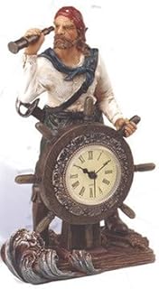 HS Pirate & Ship Wheel Clock