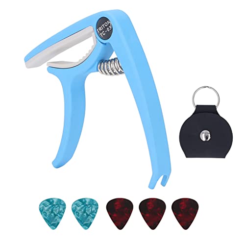 Agatige Capo de Guitare, Ensemble de Capo de Guitare électrique à dégagement Rapide avec médiators de Guitare 5PCS pour… - Les Beatles, Paul McCartney, John Lennon, RIngo Starr, George Harrison Agatige Capo de Guitare, Ensemble de Capo de Guitare électrique à dégagement Rapide avec médiators de Guitare 5PCS pour…