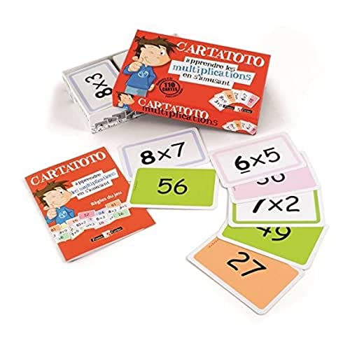 Cayro - Juego Tablas de Multiplicar para Niños - Juego de Cartas de Multiplicaciones - Juego Educativo 6 Años - Juego de Mesa para Niños - Aprender a Multiplicar