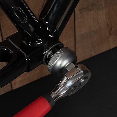 BikeHand Bike Bicycle 16-Notch 41mm External Bottom Bracket Install Removal Tool - Compatible with Shimano BBR60, MT800 & Other 16-Notch Bottom Bracket Cups by BIKE HAND - Used condition - Image 6