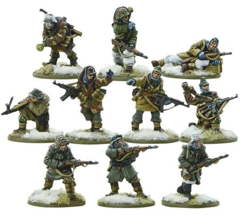 Figurines de combat Winter SS squad Bolt Action pour compléter votre armée historique - 2