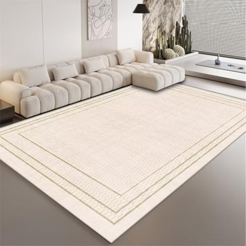 RUGMRZ Teppich Design Bodenmatte Einfacher Grauer Wohnzimmerteppich Schlafzimmerzubehör rechteckig rutschfest Fleckerlteppich 50X80CM