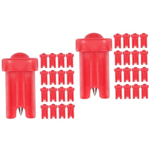 HAPINARY 2sets Convenient Lash Extension Supplies Bottle Pin Eyelash Needle Eyelash Bottle Needles Blocking 100pcs*2