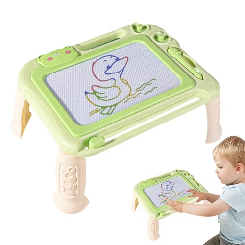 Tablero De Dibujo Para Niños, Tablero De Dibujo De Dibujos Animados, Juguete De Dibujo Magnético, Juguete De Motor Fino, Tablero De Patas Desmontables, Dibujo Magnético Divertido Diseño Portátil Y Lig