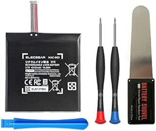 ElecGear 1x Bateria zastępcza do konsoli Nintendo Switch, HAC-003 Wewnętrzny akumulator litowo-jonowy do przełącznika HAC-001, 3,7V 4310 mAh 16,0 Wh z zestawem narzędzi naprawczych