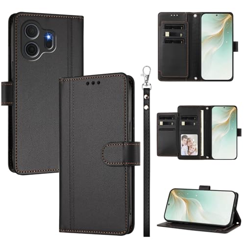 �X�}�z�P�[�X �Ή��@�� for TCL Nxtpaper 70 Pro �X�}�z�P�[�X�y�E�H���b�g�f�U�C�� �f���A���J�[�h�X���b�g �L���b�V�� �t���b�v���X�^���h �����h�~�zBlack
