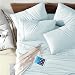 Swift Home Luxury Bedding Collection, Ultra-Soft Brushed Microfiber 6-Piece Bed Sheet Sets, Extremely Durable - Easy Fit - Wrinkle Resistant - (Includes 2 Bonus Pillowcases), Queen, Aqua