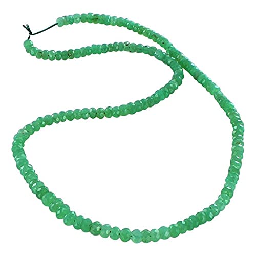 Chrysoprase beads rondelle facettée pour réparer et enfiler vos colliers