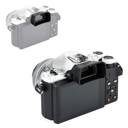 Visor Ocular Silicona Suave de Largo y Extendido para OM System OM-5 OM-5II, Olympus OM-D E-M5 Mark II, E-M5 Mark III, E-M10 Mark II, E-M10 Mark III Cámara Reemplazo Olympus EP-15, EP-16 - imagen 8