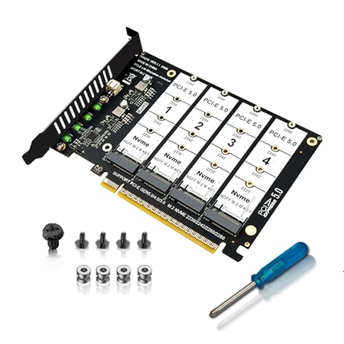 Système PCIe 5.0 à 4 NVMe pour optimiser la vitesse de stockage informatique