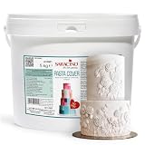SARACINO We love pastry Pasta Cover Bianca - Pasta di Zucchero per Copertura Dolci, Secchi...