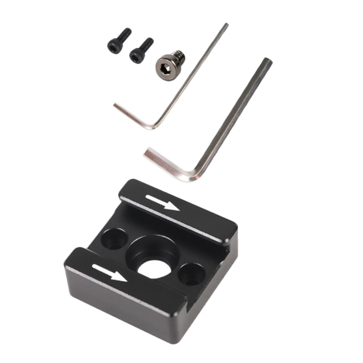 KONTONTY 1 Set Cold Shoe Flash Bracket Hot Shoe Adapter Bracket for Monitor Flash Stand Adapter Bracket for Flash Bracket for LED Light Adapter Bracket Flash Shoe Mount Aluminum Alloy Black