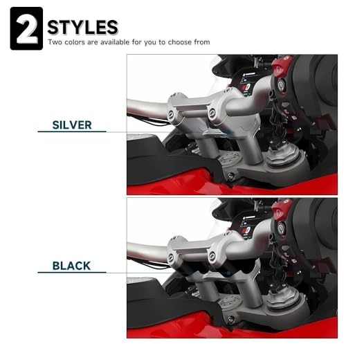 Abrazadera manillar Multistrada V4 S elevador motocicleta CNC 4