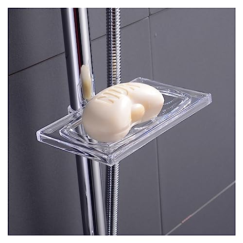 Barre coulissante de douche kit support chromé avec pomme de douche à main