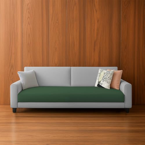 Image of Kathleen 3 Seater Sofa Set for Living Room - Foldable Convertible Couch Furniture for Home, Office or Guest Use, Modern Designer Stylish Comfortable (Green Grey)