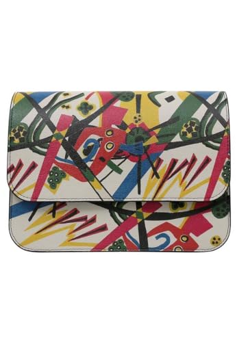 Sac à main DOGO multicolore au motif Beauty in Chaos conçu en cuir vegan écoresponsable