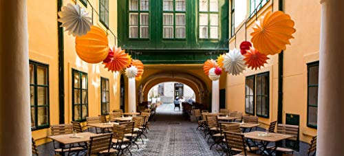 Barlooon wetterfester Garten Lampion Größe s gelb - 7