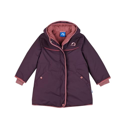 Finkid Milla Mädchen Wintermantel | extra warme Outdoor Winterjacke mit zusätzlicher Fleece Innenseite | lang und talliert geschnitten | wasserdicht, winddicht und atmungsaktiv