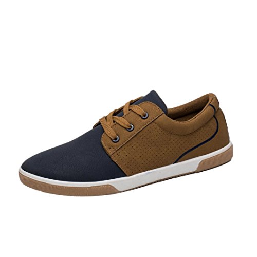 Xinantime - Zapatos Casuales para Hombres Primavera Verano Otoño Invierno Zapatos Mocasines de Hombre Mocasines de Adulto Zapatos Masculinos Zapatos de Hombre (40, Azúl)