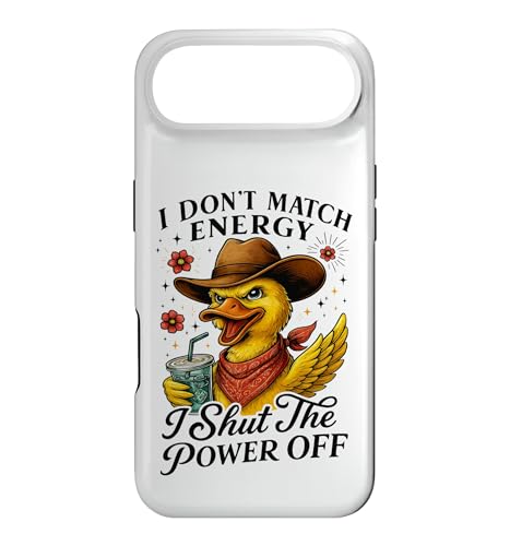 Sassy Duck �J�E�{�[�C�n�b�g I Shut The Power Off �X�}�z�P�[�X iPhone Air �p