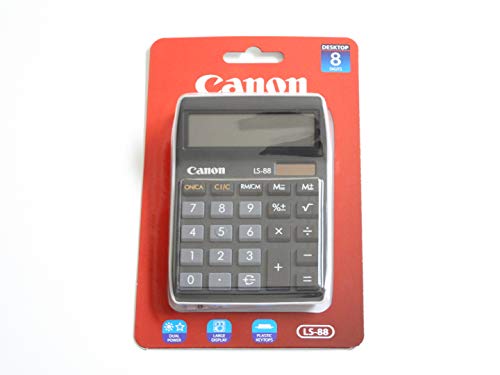 CANON - Calculatrice de bureau LS-88 à pile ou solaire