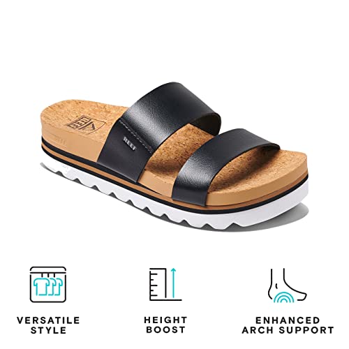 Reef Women's Cushion Vista Hi Sandal, Black, 9 #TOP1