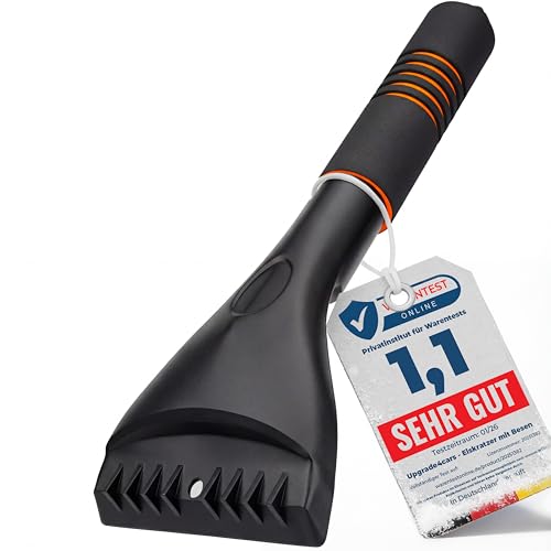 Upgrade4cars Eiskratzer Auto Hochwertig & Stabil | Premium Schneekratzer inklusive Ergonomischer Griff