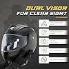 RYDR Full Face Motorbike Helmet for Men & Women | ISI Certified | Shock-Absorbing Interior, Comfortable Liner, Ventilated Design & Aerodynamic Build | Stylish Look