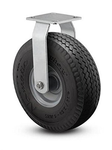 12 Rigid Caster No Flat Pneumatic Wheel 500 lbs capacity