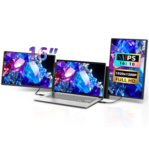 Image of Laptop Screen Extender 16-inch - Triple Laptop Monitor Extender