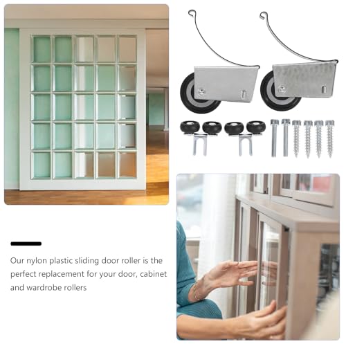 Poleas para puertas correderas de diseño estable COLLBATH, herraje de alta durabilidad 7