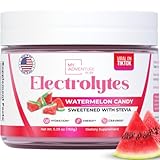 Watermelon Candy Electrolytes Powder – Sugar-Free Hydration Drink Mix with 623 mg Potassium – Clean Ingredients – Vegan, Keto & Paleo Friendly – Caffeine-Free Electrolyte Supplement (30 Servings)