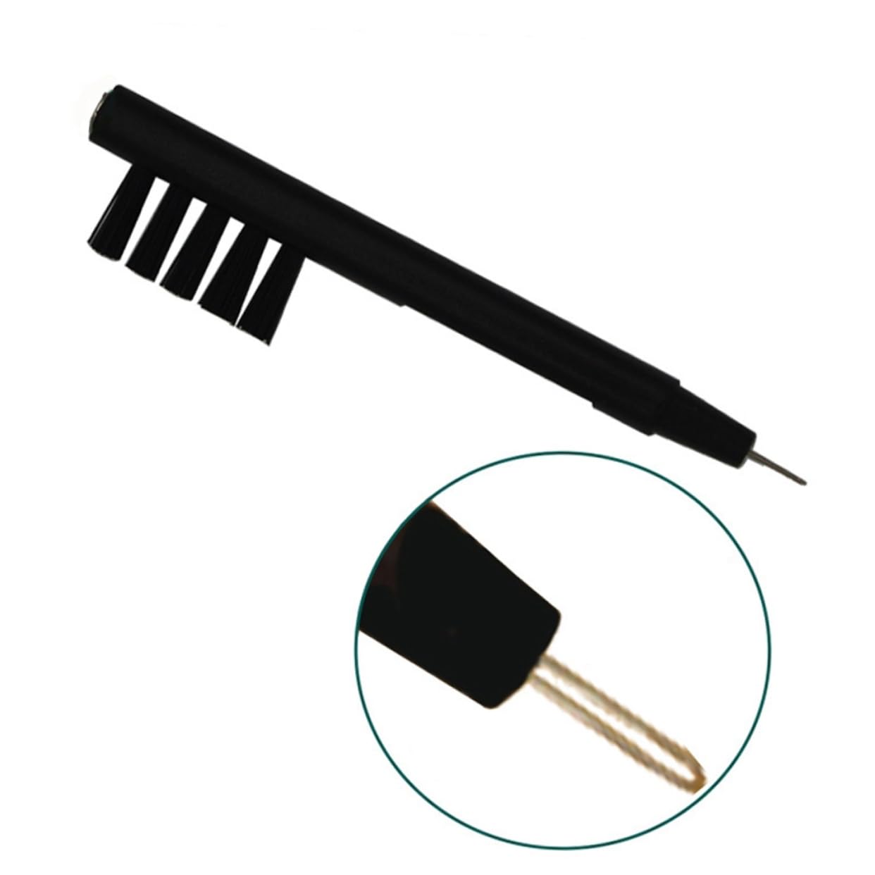 KALLORY 30 Pcs Cleaning Brush Cleaning kit Wax Ring Wax Loop Maintenance Care Hearing Amplifier Cleaning Brush Cleaner