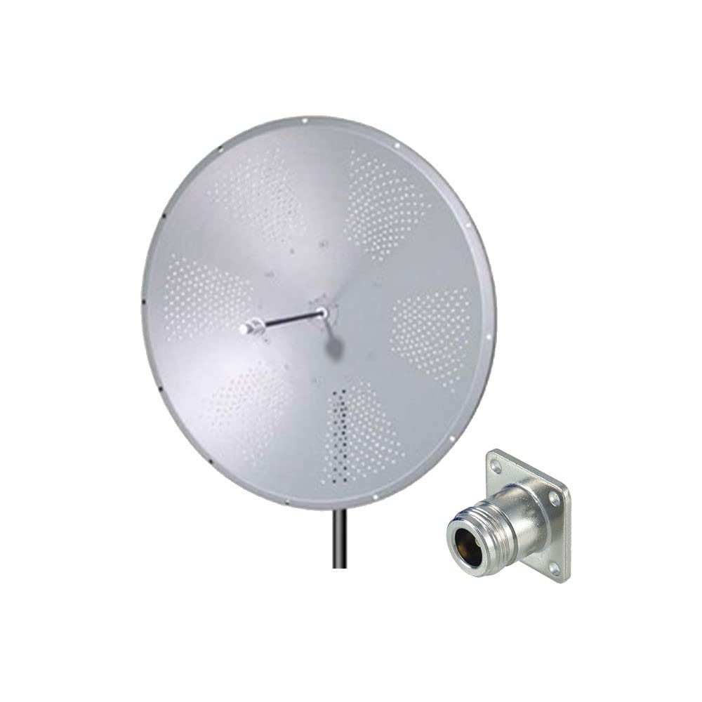 L-Com HG5158-31D 5.8GHz 31dBi Broadband Parabolic Dish Antenna N-Female