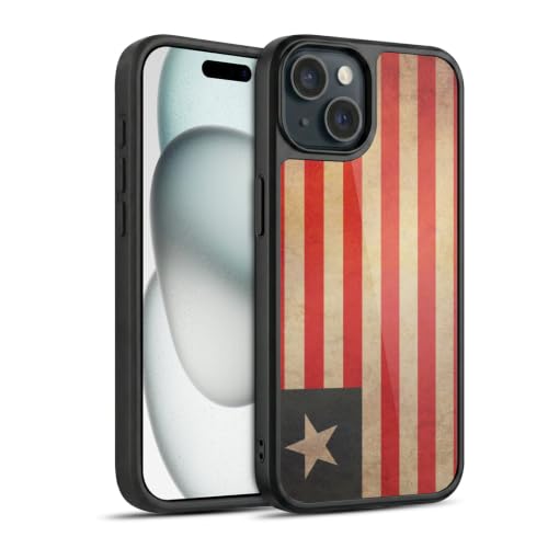 Coque iPhone 15 Libéria Head Case Designs en gel renforcé protection antichoc