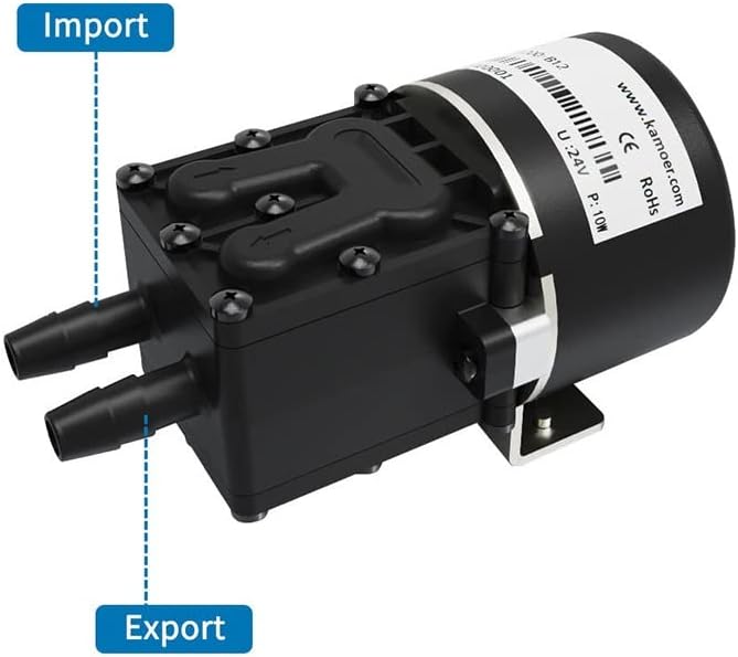 Miniatura 6 de Bomba de sumidero sumergible KDLP1200 12V 24V Micro Diafragma Bomba de agua DC Flujo 1.8Lmin Bomba de transferencia de bomba autocebante (voltaje