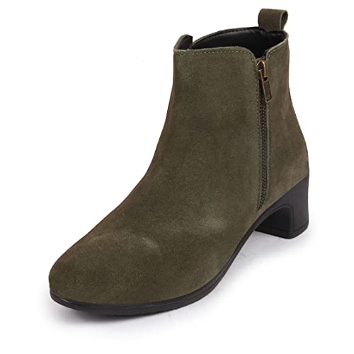 Image of FAUSTO Women Flared Heel Boots