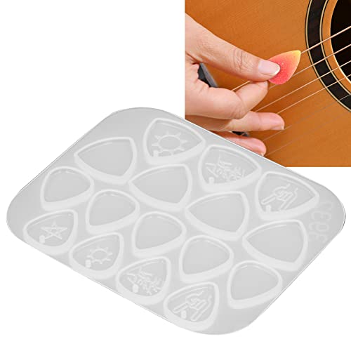 Qcwwy Médiators de Guitare Bricolage, Médiator de Guitare en Celluloïd Polyvalent Réutilisable de Moule en Silicone… - Les Beatles, Paul McCartney, John Lennon, RIngo Starr, George Harrison Qcwwy Médiators de Guitare Bricolage, Médiator de Guitare en Celluloïd Polyvalent Réutilisable de Moule en Silicone… – Image 6