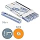 Leitz Power Performance Heavy-Duty Heftklammerkassetten K6, Verzinkt, Box mit 5 Kassetten, 5 x 210 Heftklammern, 55910000