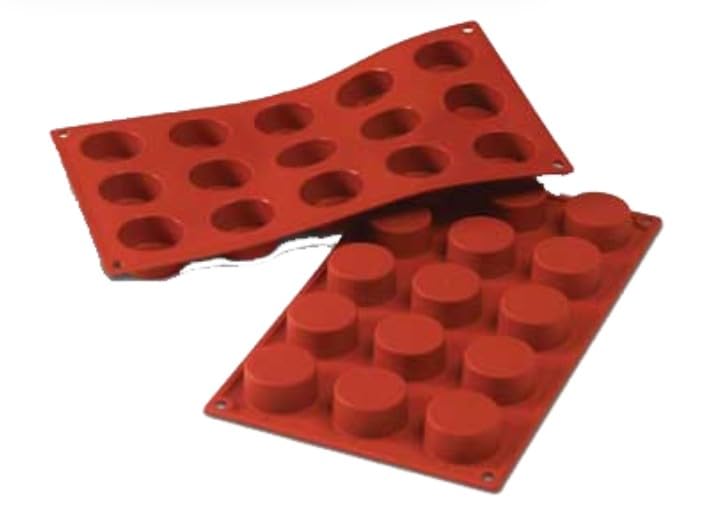 Silikomart SF027 Petit Four Mold with 15 Sections - Silicone, Silikomart by Louis Tellier