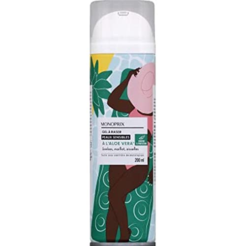 Monoprix Gel à raser peaux sensibles 200ml - La bombe de 200 ml