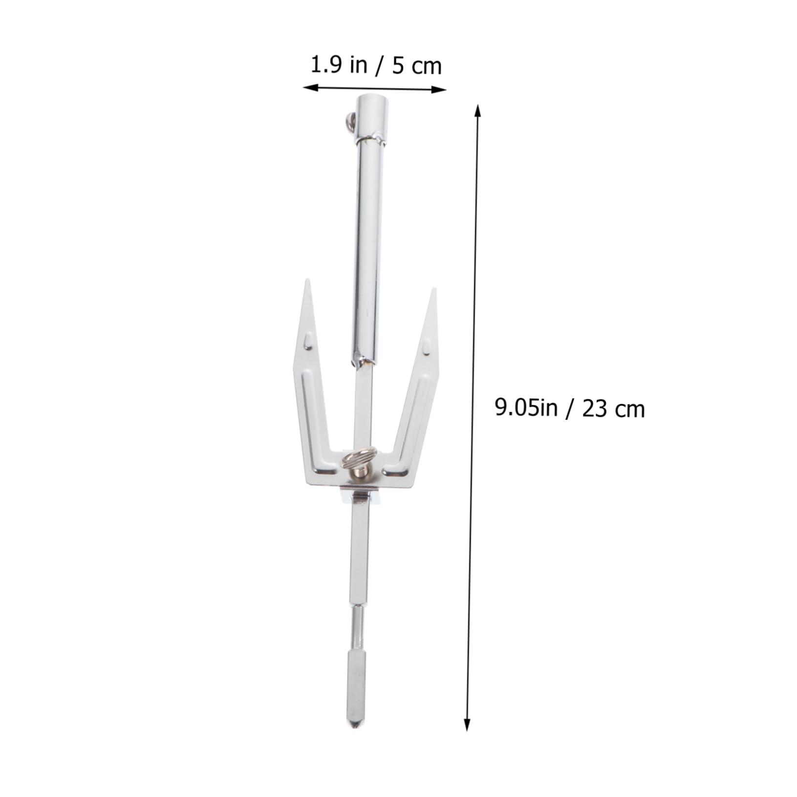 MAGICLULU 2pezzi Forchetta Grill Rotante Professionale Acciaio Inossidabile Per Bbq e Arrosti Utensile Da Cucina Pratico e Facile Da Usare Per e Pollame Per Ristoranti e Uso Domestico