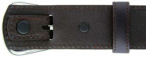 Image of Belts.com Western Buckle Belt Oil Tanned Genuine Leather Ranger Belt 1-3 /8 inch(35mm) Taper to 3 /4 inch(19mm) Wide-Multiple choices