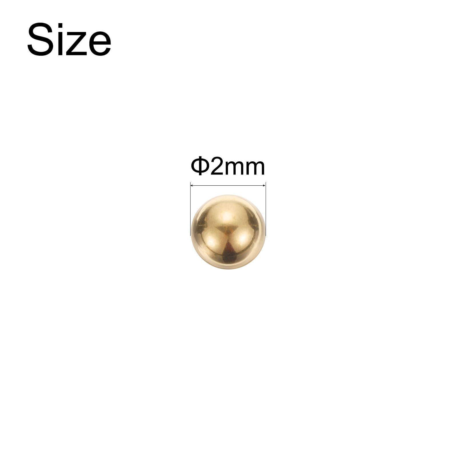 10 Palline In Ottone Massiccio Di Precisione - 8mm, Per Cuscinetti, Modellismo, Riparazioni - Uxcell