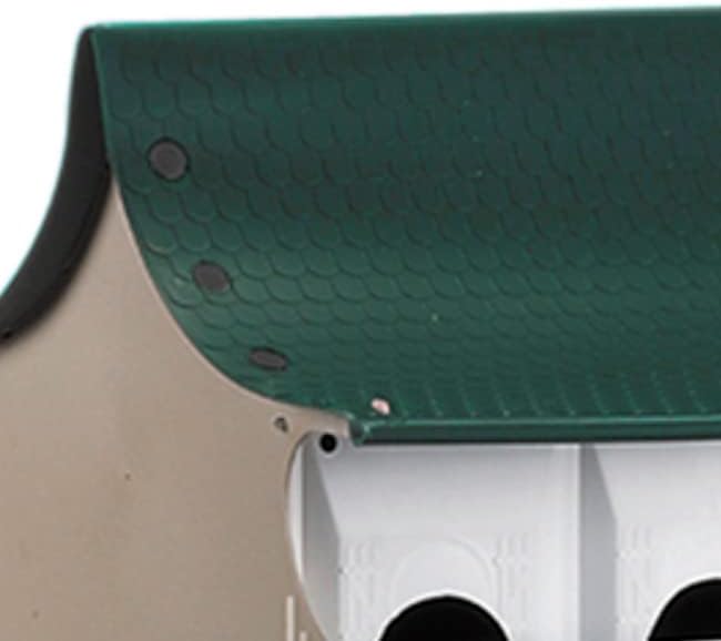 Miniatura 7 de Casa para 12 familias de pájaros golondrina purpúrea, color verde y café