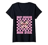 Photo Gallery donna best chicken mom ever chicken mama chicken farm festa della mamma maglietta con collo a v Photo Gallery donna best chicken mom ever chicken mama chicken farm festa della mamma maglietta con collo a v