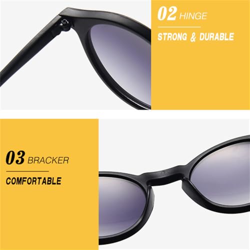 Vintage Women Sunglasses Transparent Frame Polarized Clear Lens Sun Glasses Sunshades For Men4