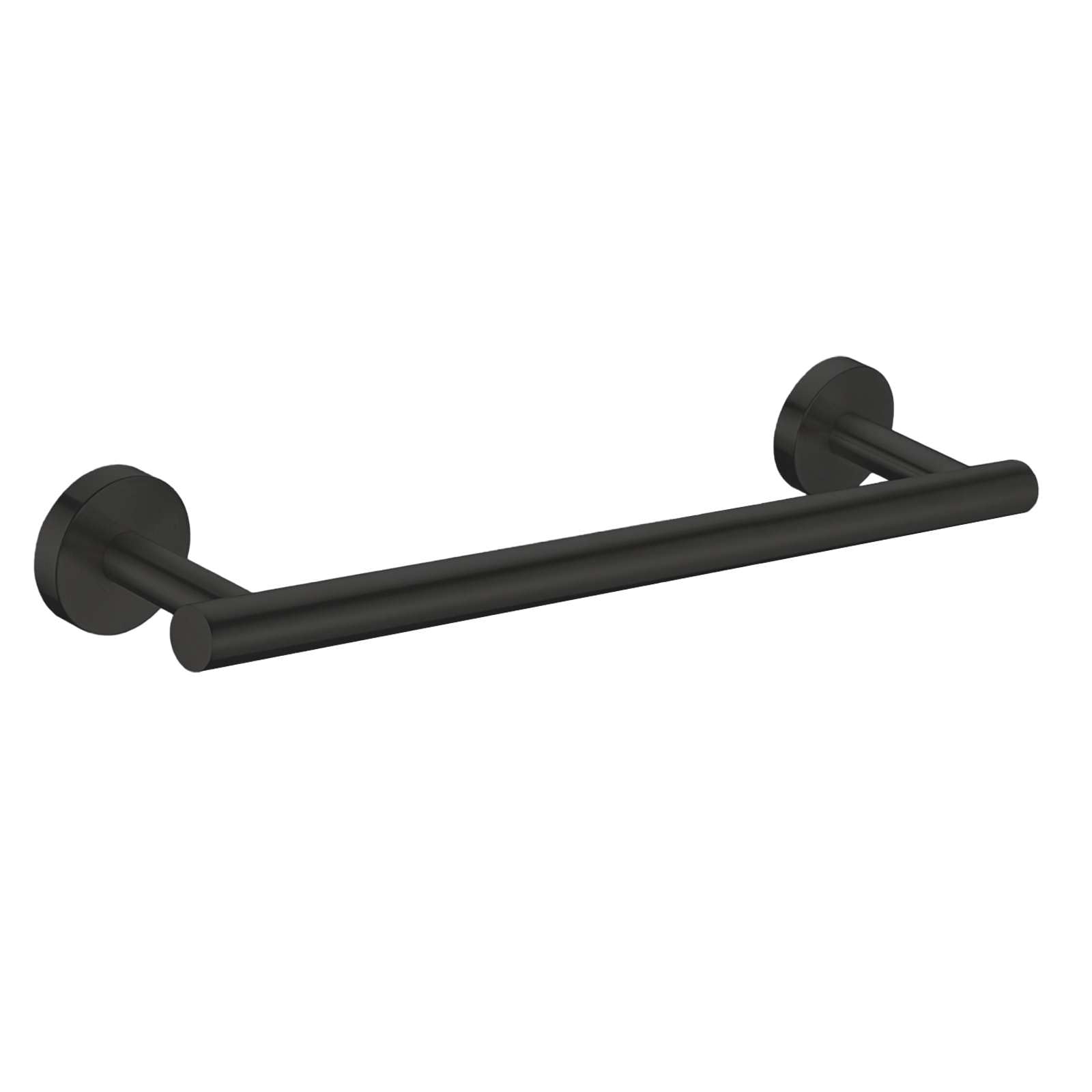 Modket 16 Inches Matte Black Towel Bar Bathroom Hardware 304 Stainless Steel Wall Mounted Kitchen Towel Holder Cloths Hanger