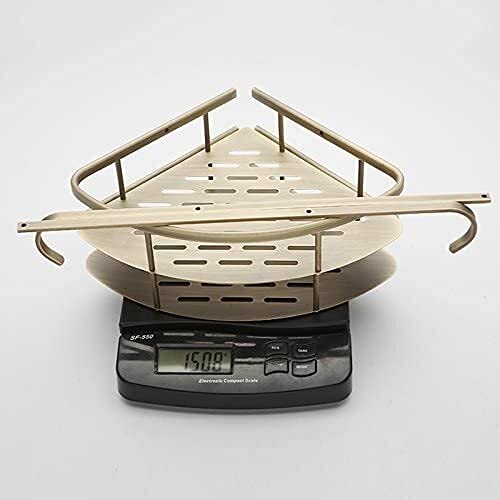 Panier de salle de bain triangle pour optimiser les coins de douche encombrés